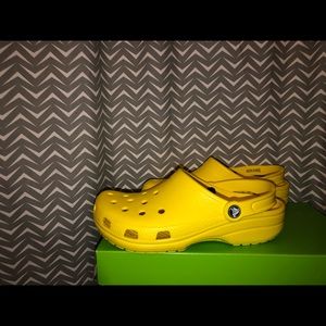 yellow crocs